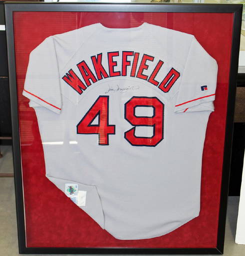 Tim Wakefield Autographed Red Sox Jersey