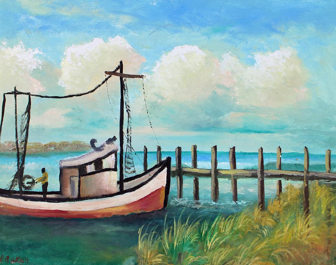 HEZEKIAH BAKER HIGHWAYMEN PAINTING (1 of 4)