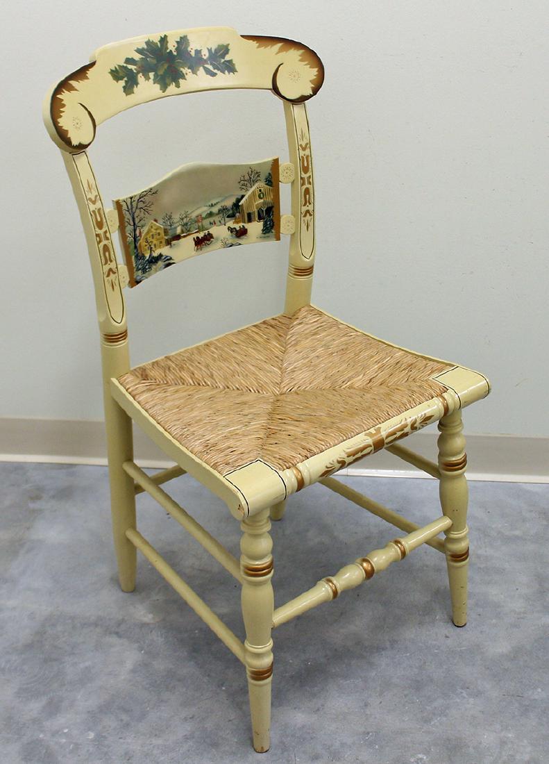 HITCHCOCK CHRISTMAS CHAIR