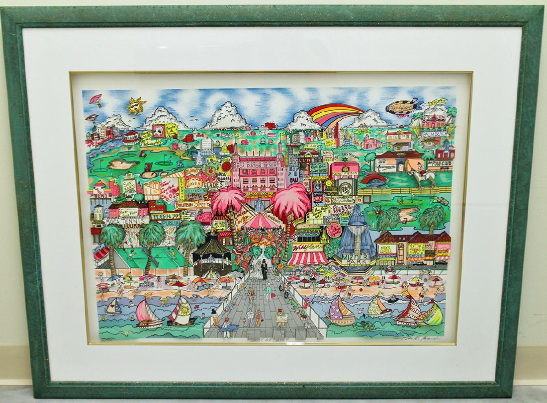 CHARLES FAZZINO "BEST OF BOCA" SERIGRAPH (1 of 6)
