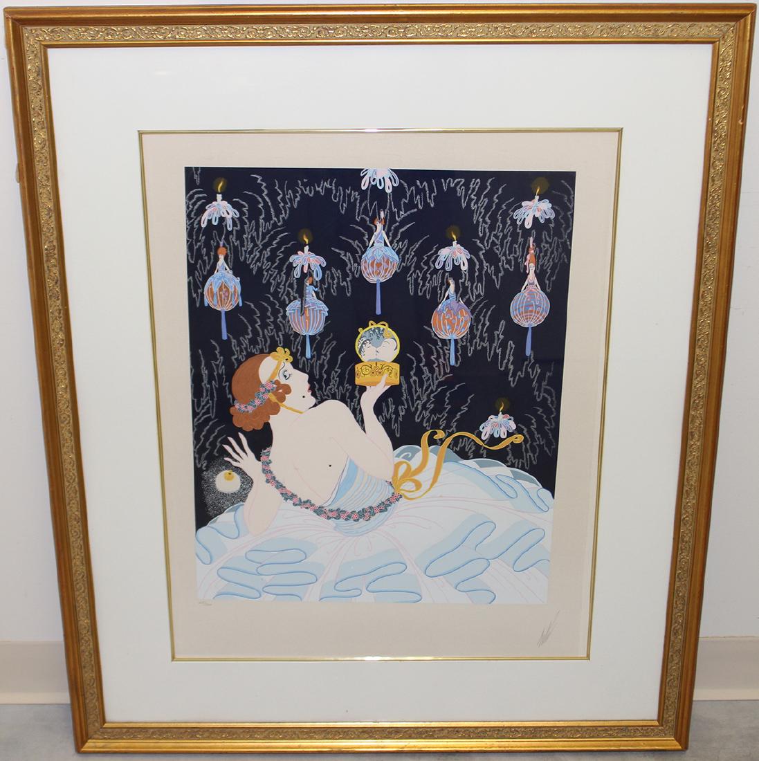 ERTE "STOLEN KISSES" SERIGRAPH (1 of 3)