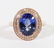14K TANZANITE & DIAMOND RING