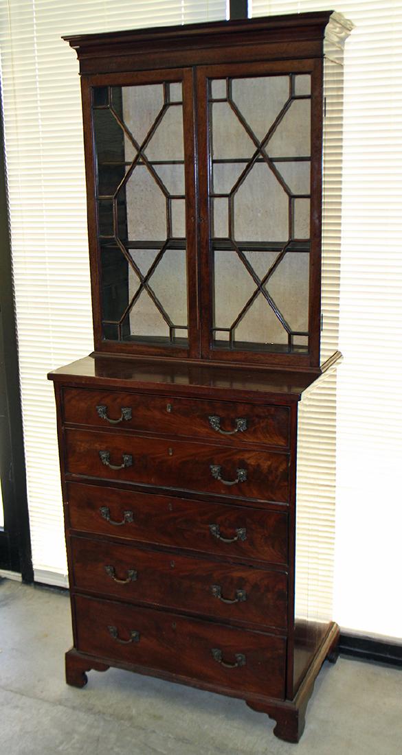 19TH CENTURY ENGLISH BUTLER'S SECRETARY (1 of 4)