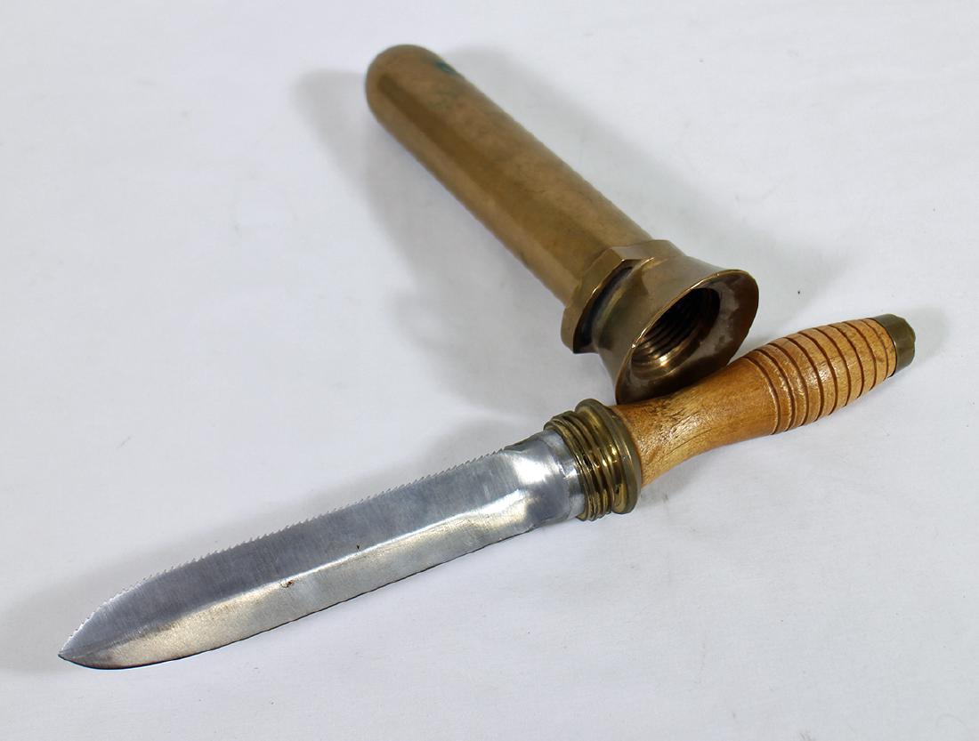 VINTAGE BRASS DIVING KNIFE Jan 06, 2018 Vero Beach Auction in FL