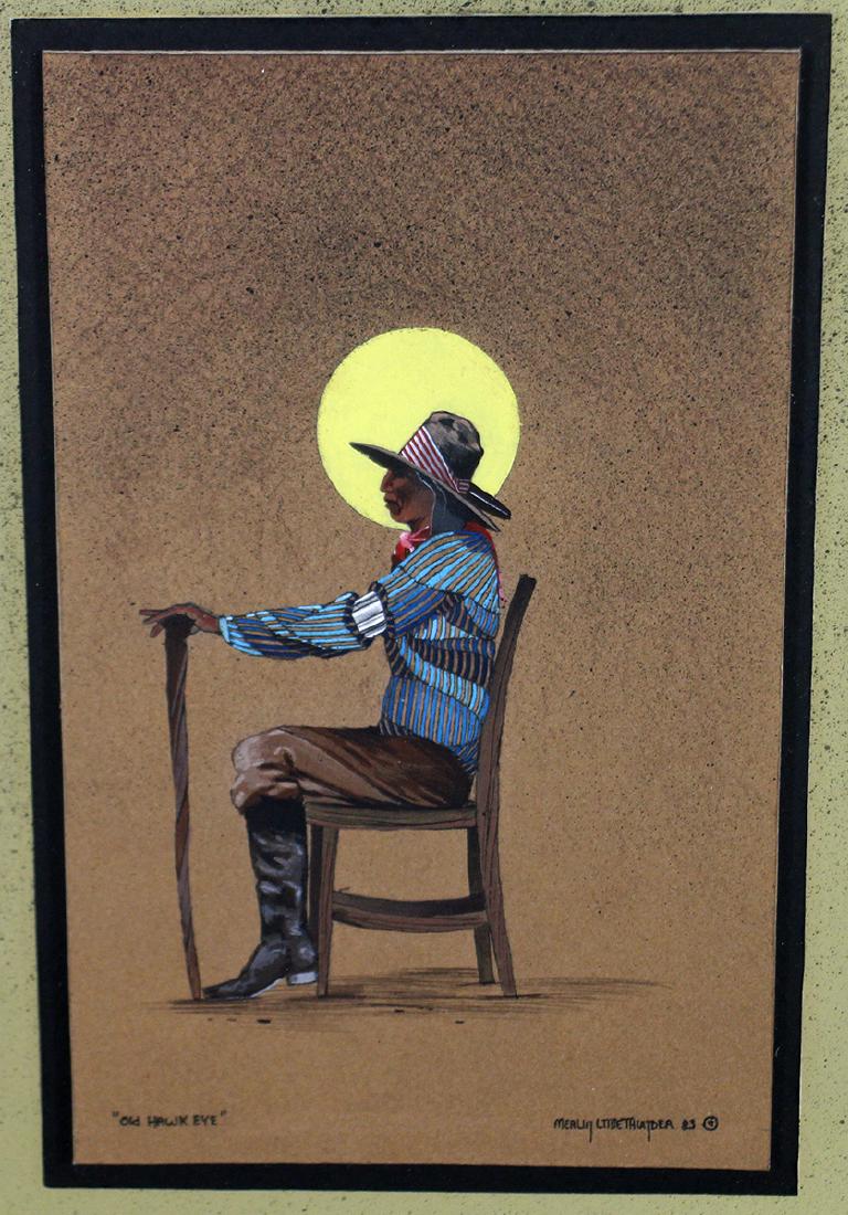 MERLIN LITTLE THUNDER PAINTING (1 of 4)