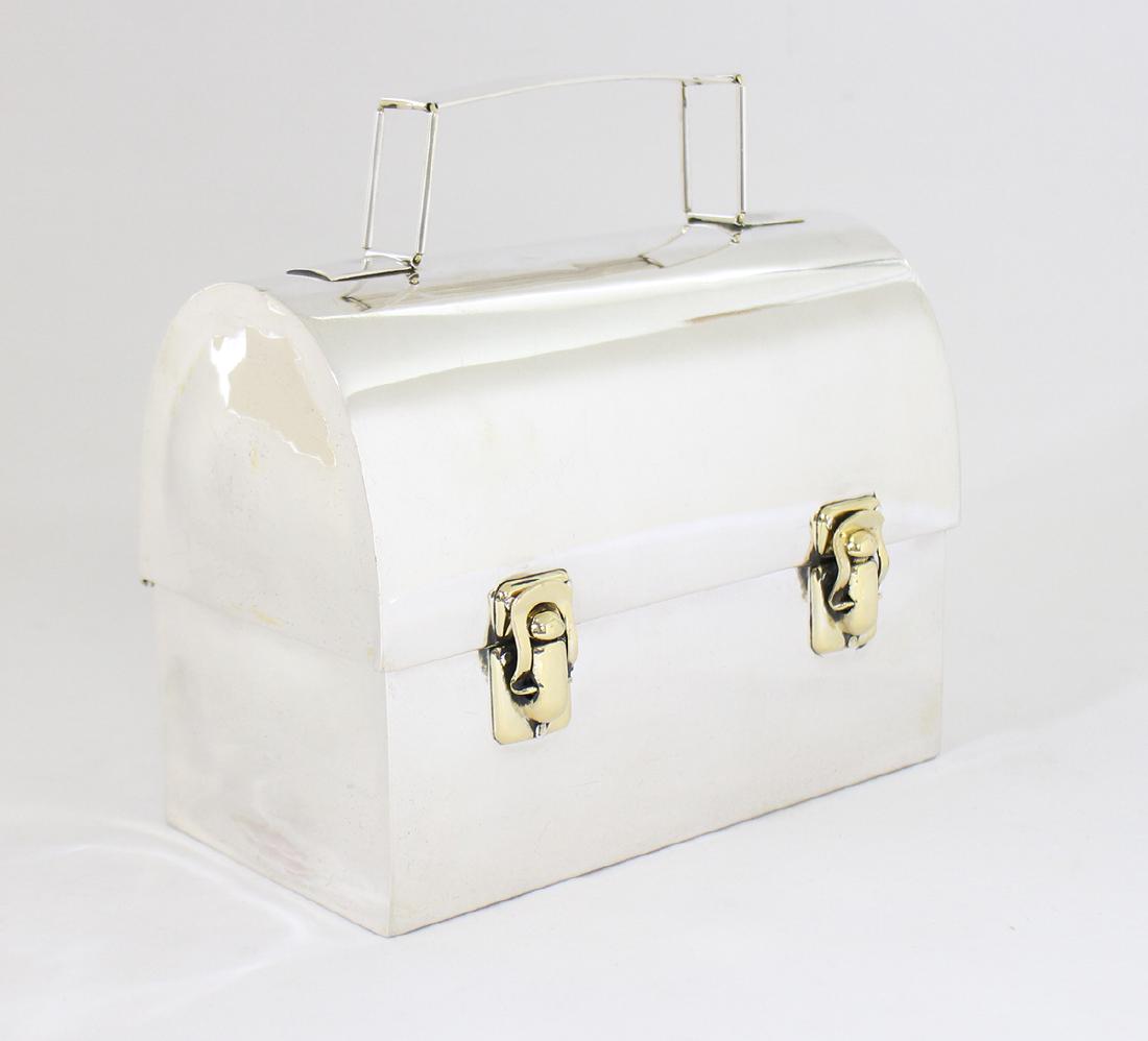CARTIER HANDMADE STERLING SILVER LUNCHBOX (1 of 7)