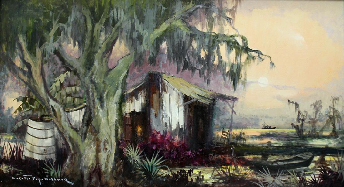 COLETTE POPE HELDNER "SWAMP IDYLL" PAINTING (1 of 6)