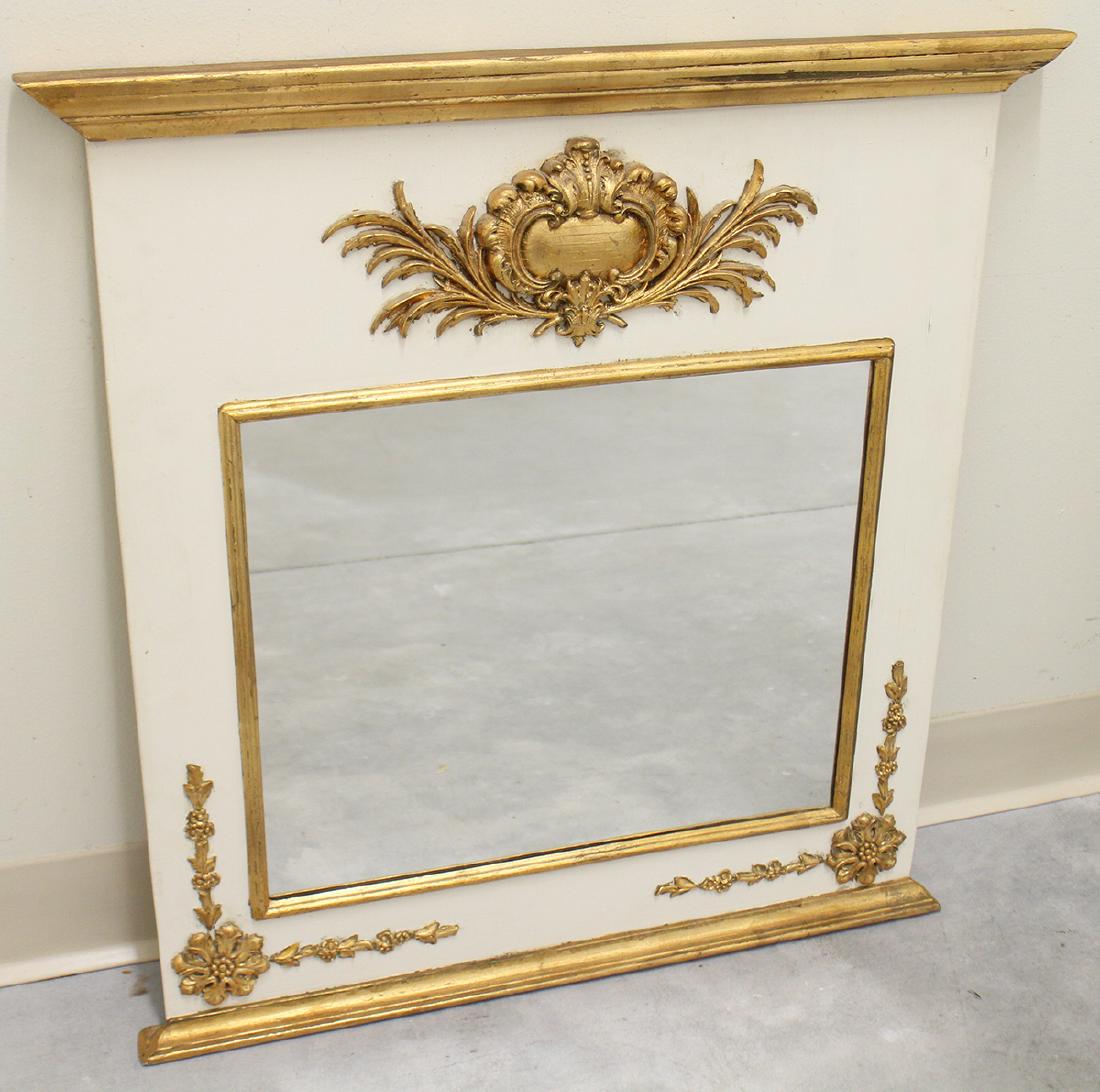 GOLD & WHITE VENETIAN STYLE MIRROR (1 of 2)