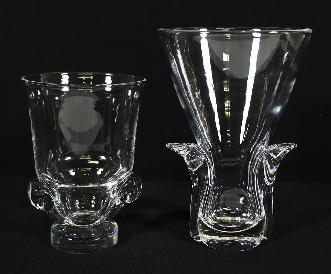 (2) STEUBEN CRYSTAL VASES (1 of 1)