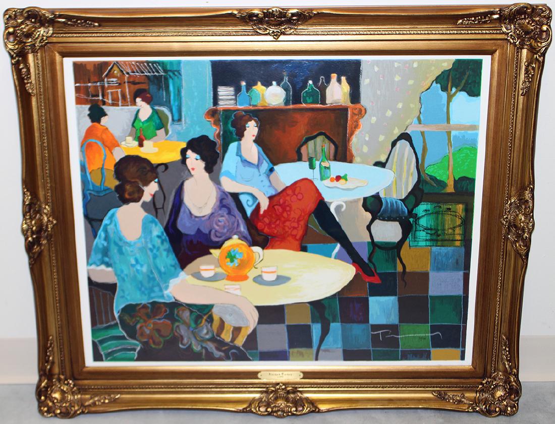 ITZCHAK TARKAY "MORNING TEA" SERIGRAPH (1 of 4)