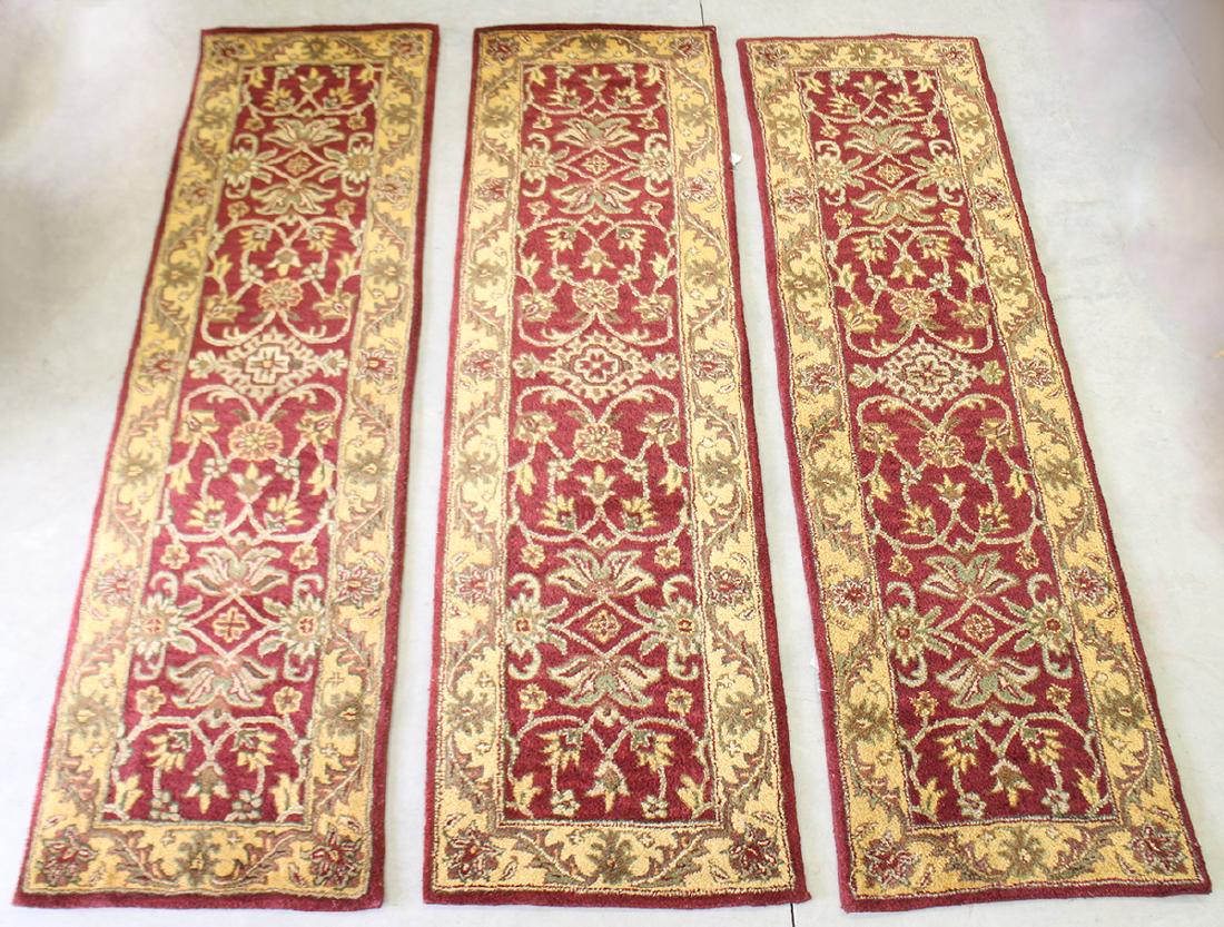 (3) INDIAN RUNNER RUGS 2' 3" X 8' (1 of 2)