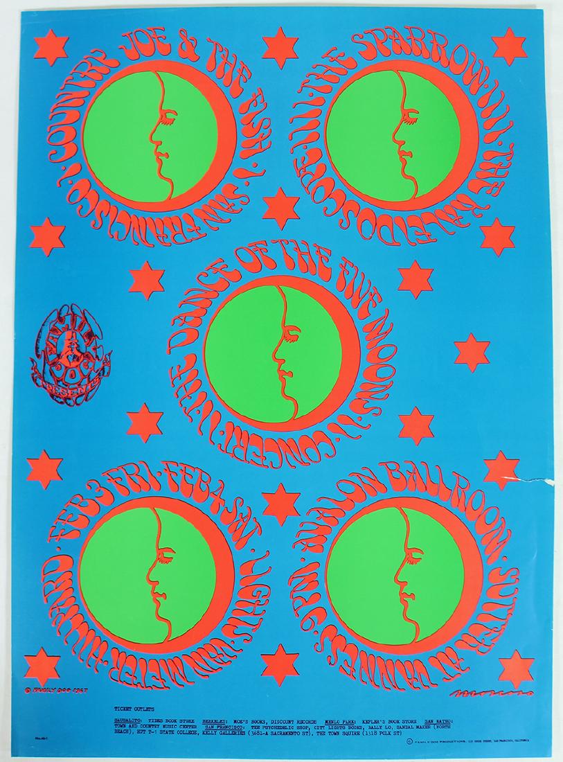 FD-46 FAMILY DOG FIVE MOONS POSTER (1 of 3)