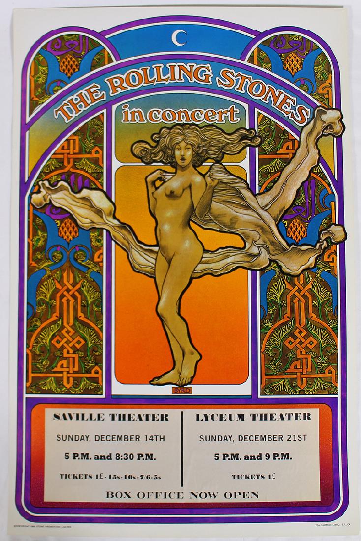 THE ROLLING STONES 1969 LONDON POSTER (1 of 3)