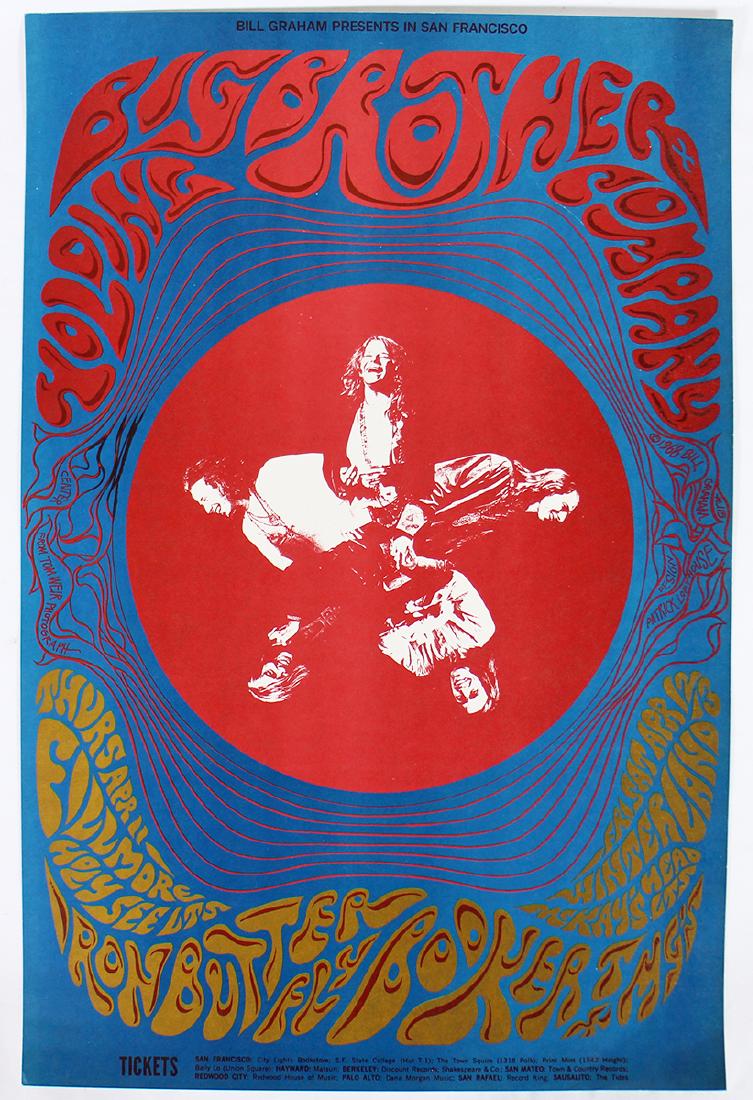 BG-115 JANIS JOPLIN CONCERT POSTER (1 of 3)