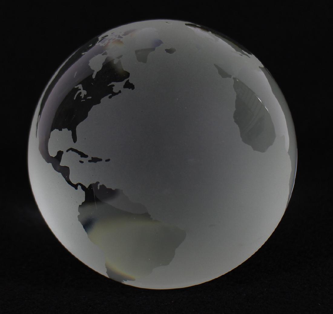 TIFFANY & CO WORLD GLOBE PAPERWEIGHT (1 of 3)