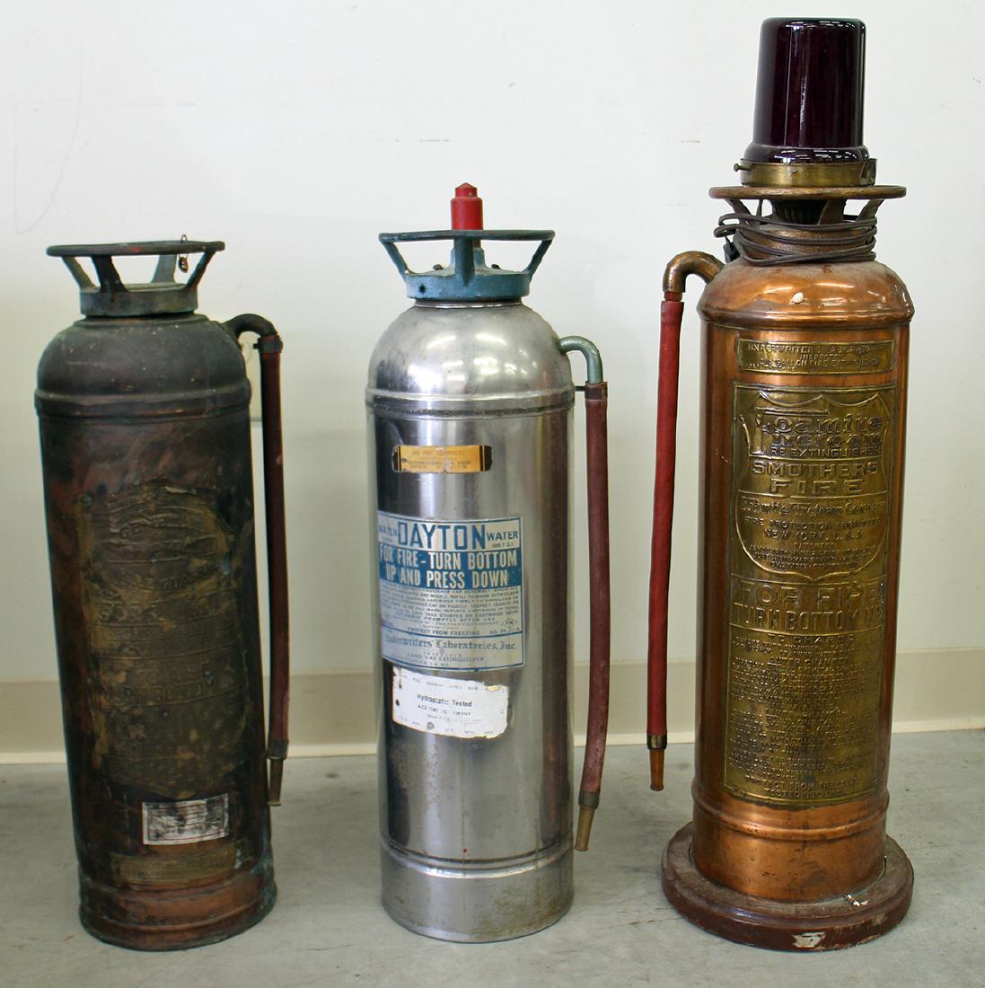 (3) VINTAGE FIRE EXTINGUISHERS (1 of 1)
