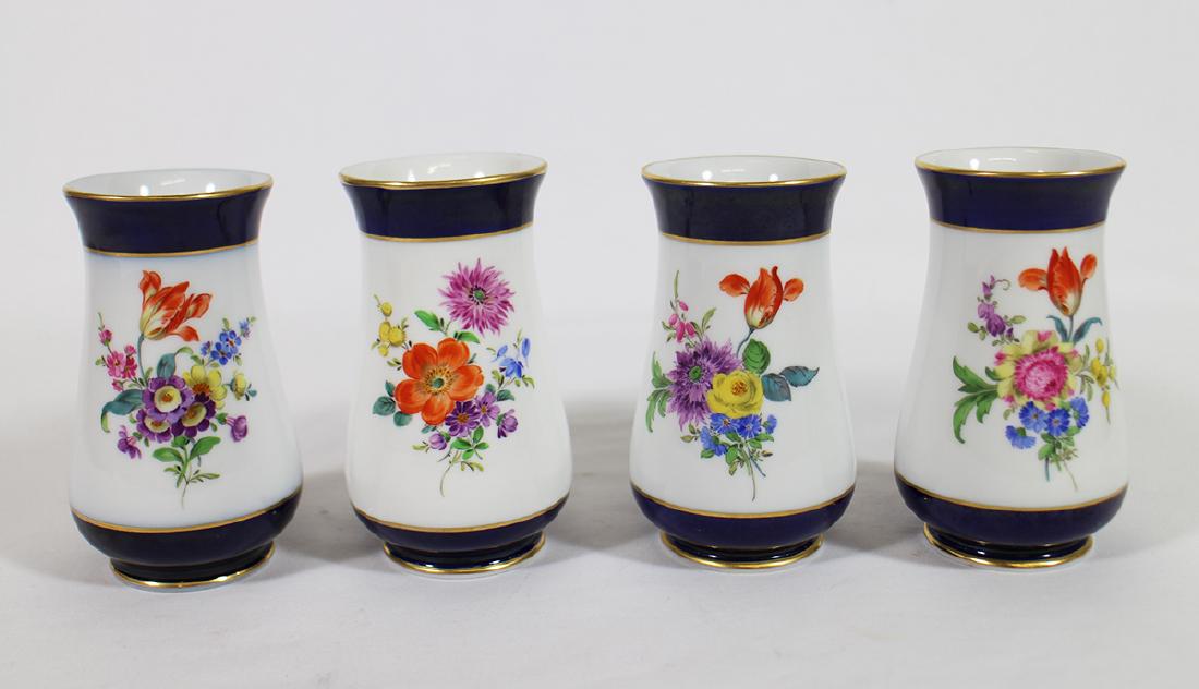 (4) MEISSEN VASES (1 of 2)