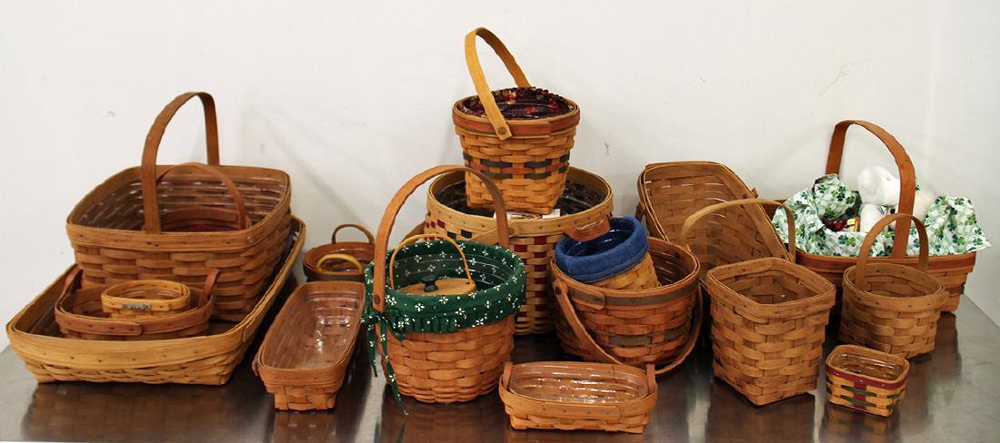VINTAGE LONGABERGER BASKET COLLECTION (1 of 4)