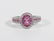 14K PINK SAPPHIRE & DIAMOND RING