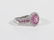 14K PINK SAPPHIRE & DIAMOND RING - 2