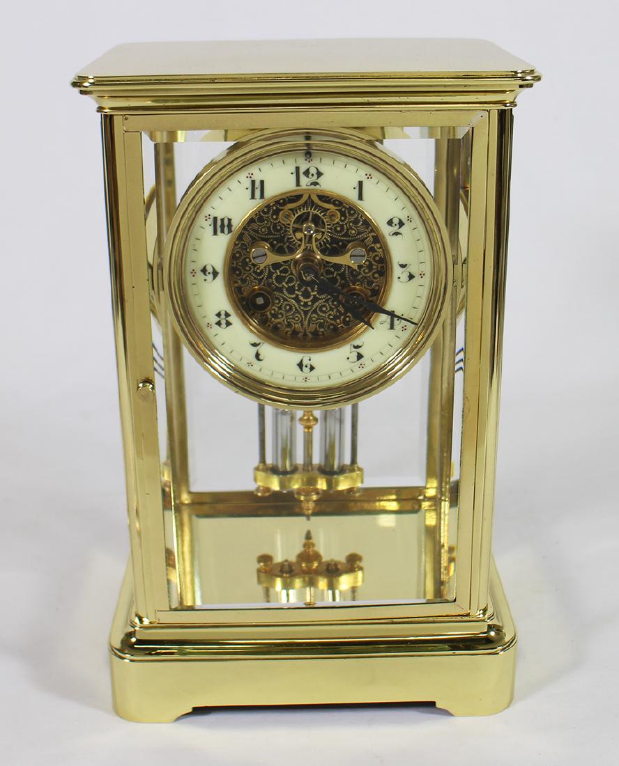 1870's FRENCH CRYSTAL AD MOUGIN REGULATOR CLOCK (1 of 6)