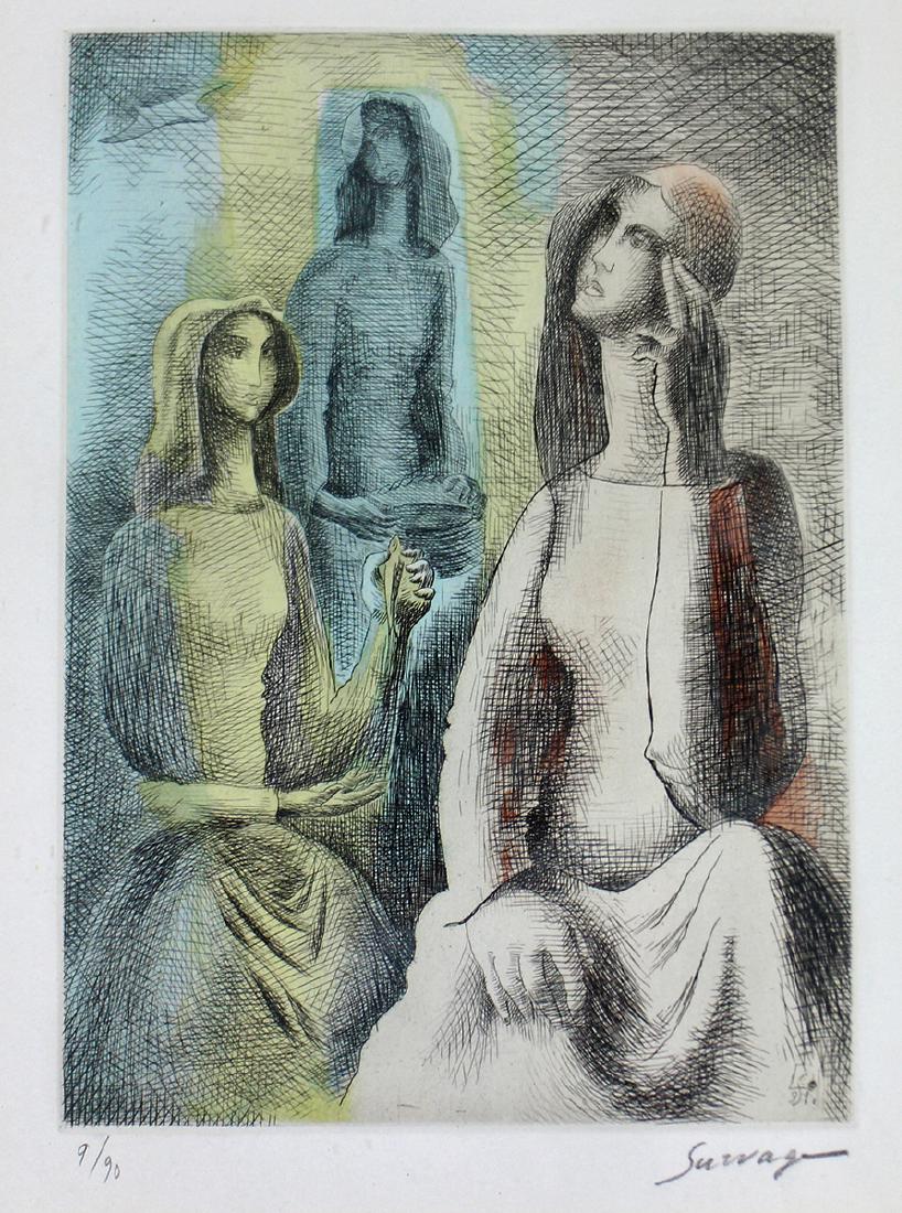 LEOPOLD SURVAGE ETCHING (1 of 3)