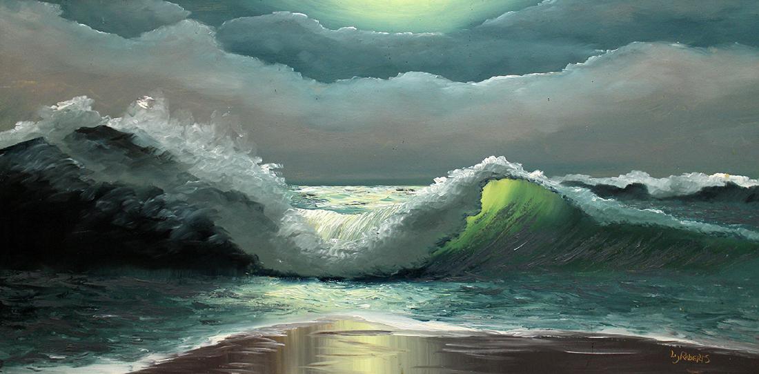 LIVINGSTON ROBERTS HIGHWAYMEN PAINTING (1 of 4)