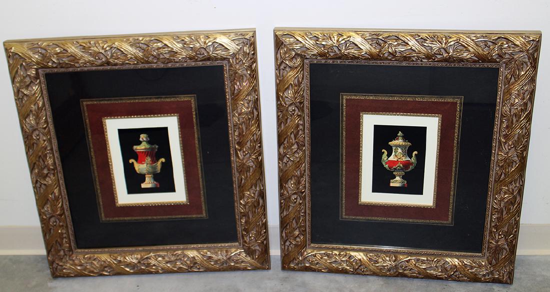 (2) FRAMED URN PRINTS (1 of 2)