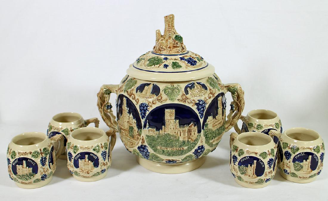GERZ GERMAN PUNCH BOWL SET (1 of 3)