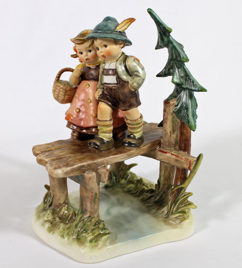 HUMMEL ON OUR WAY FIGURINE W/ BOX (1 of 4)