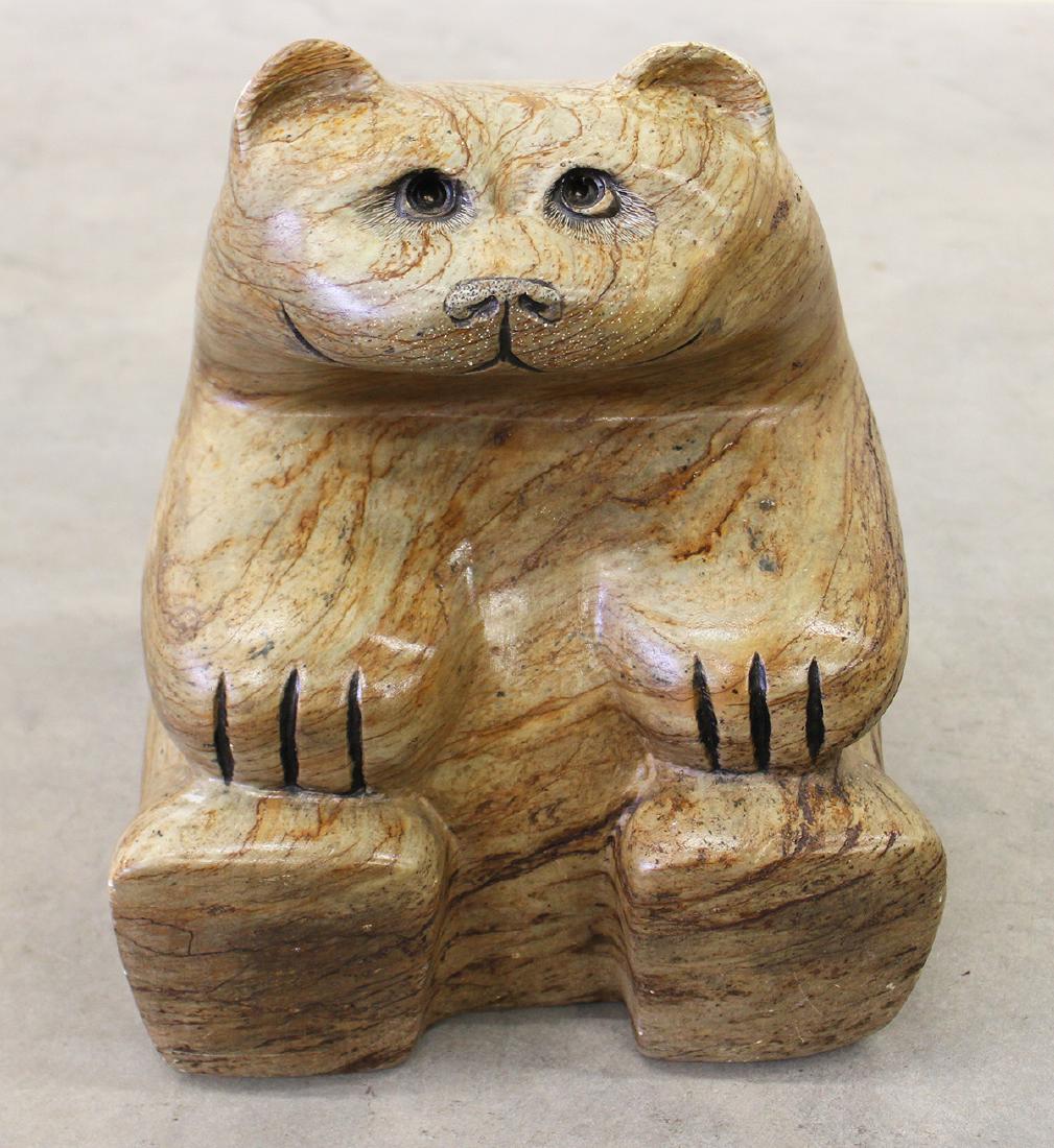 GLENN HEATH STONE BEAR SCULPTURE (1 of 6)