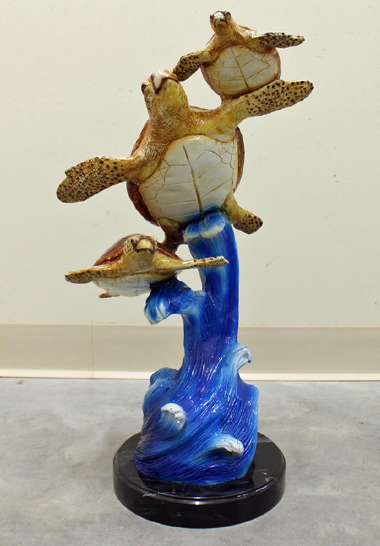 JAY WILLIAMS TURTLE SCULPTURE (1 of 3)