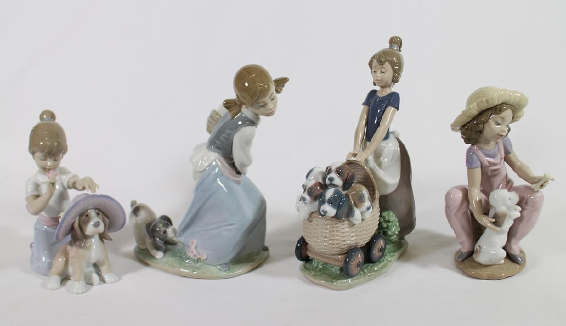 (4) LLADRO FIGURINES (1 of 3)