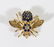 TIFFANY & CO 18K GOLD SAPPHIRE BEE BROOCH - 3