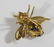 TIFFANY & CO 18K GOLD SAPPHIRE BEE BROOCH - 5