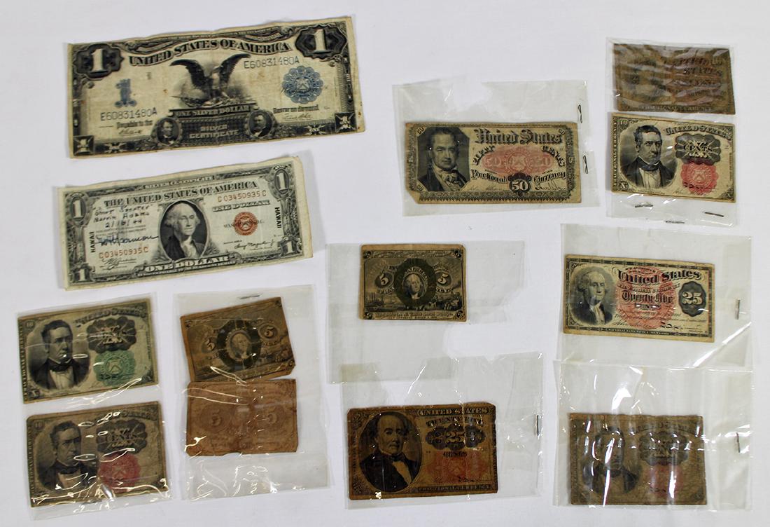 FRACTIONAL CURRENCY & LARGE US NOTES (1 of 6)