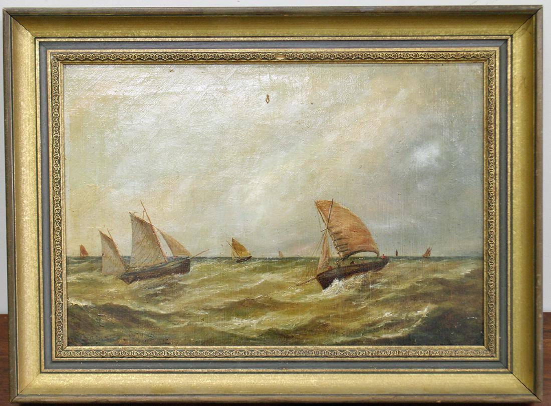 1882 SAILBOAT PAINTING (1 of 5)