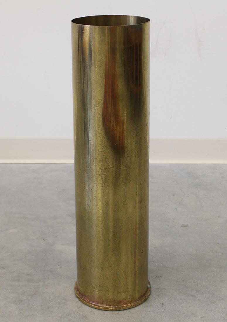 LARGE WWII ARTILLERY SHELL CASING (1 of 2)