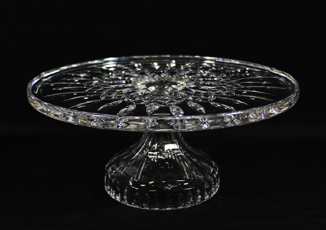 WATERFORD CRYSTAL CAKE PLATE (1 of 1)