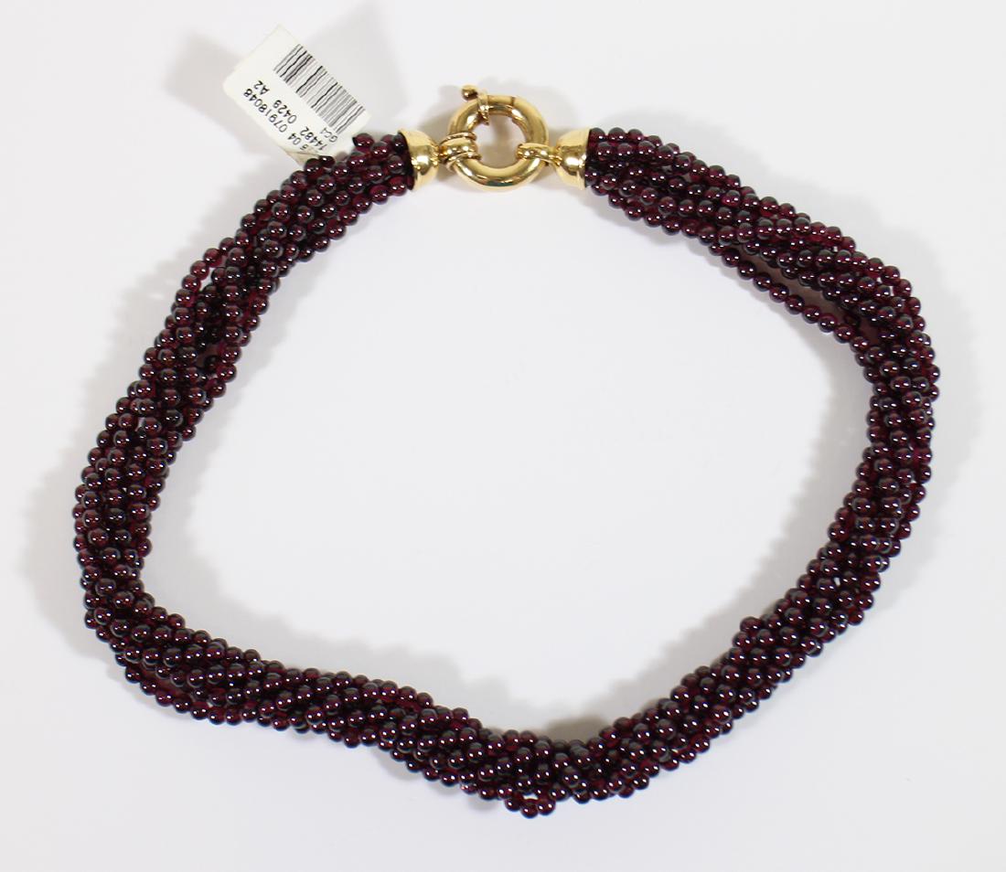 18K BEADED RUBY NECKLACE (1 of 3)