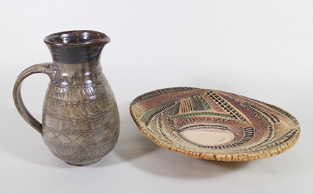 STONEWARE PITCHER & BOWL (1 of 4)