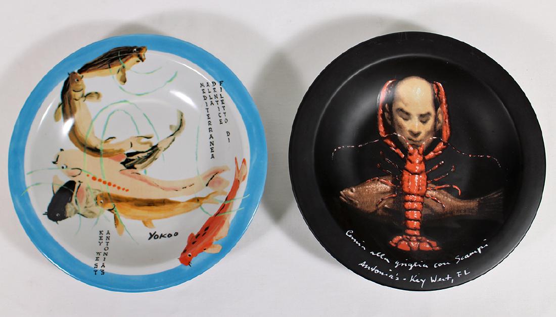 (2) BUON RICORDO AMERICA KEY WEST PLATES (1 of 3)
