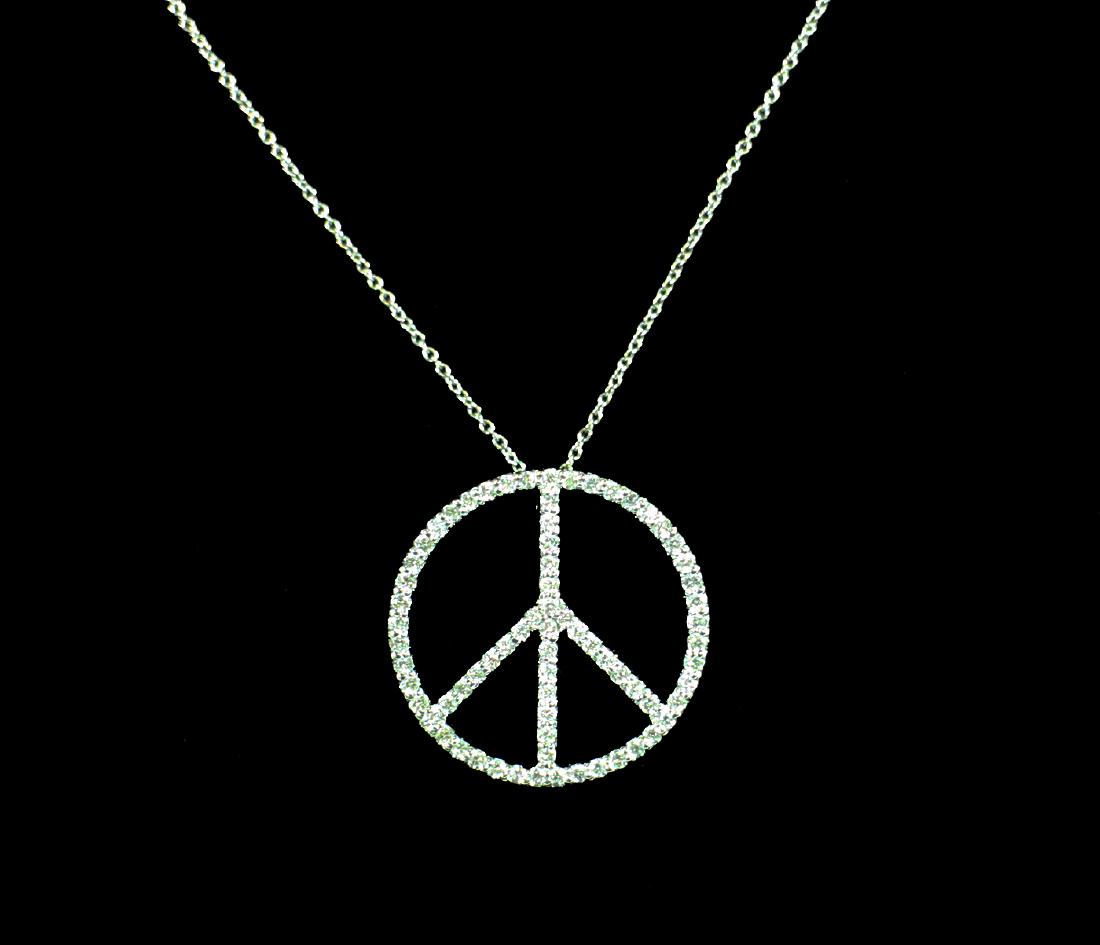 Roberto coin peace sign necklace online