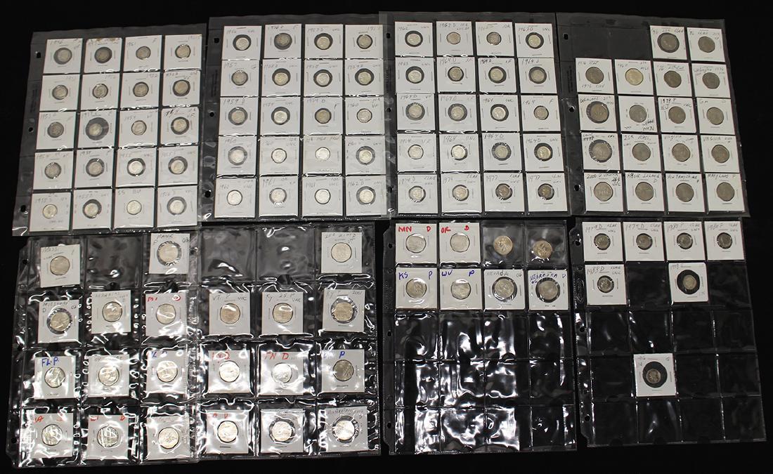 US COIN ALBUM - SILVER DIMES & MORE (1 of 5)