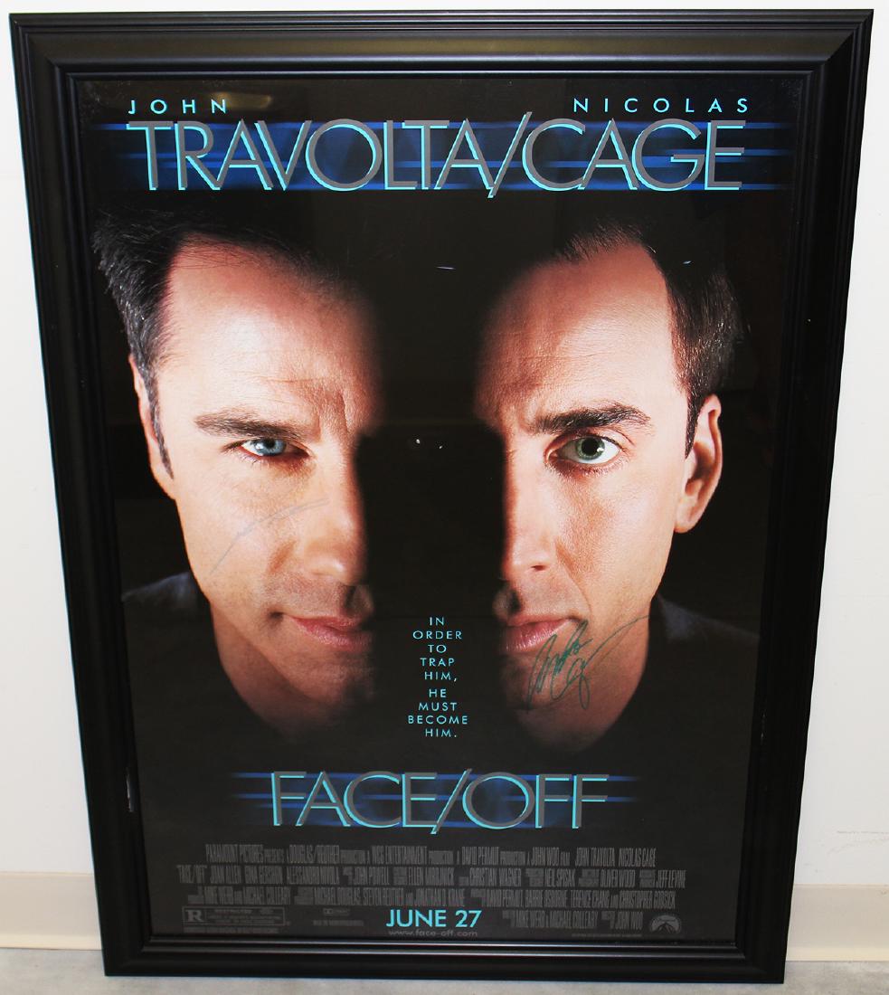 FACE/OFF SIGNED MOVIE POSTER (1 of 2)