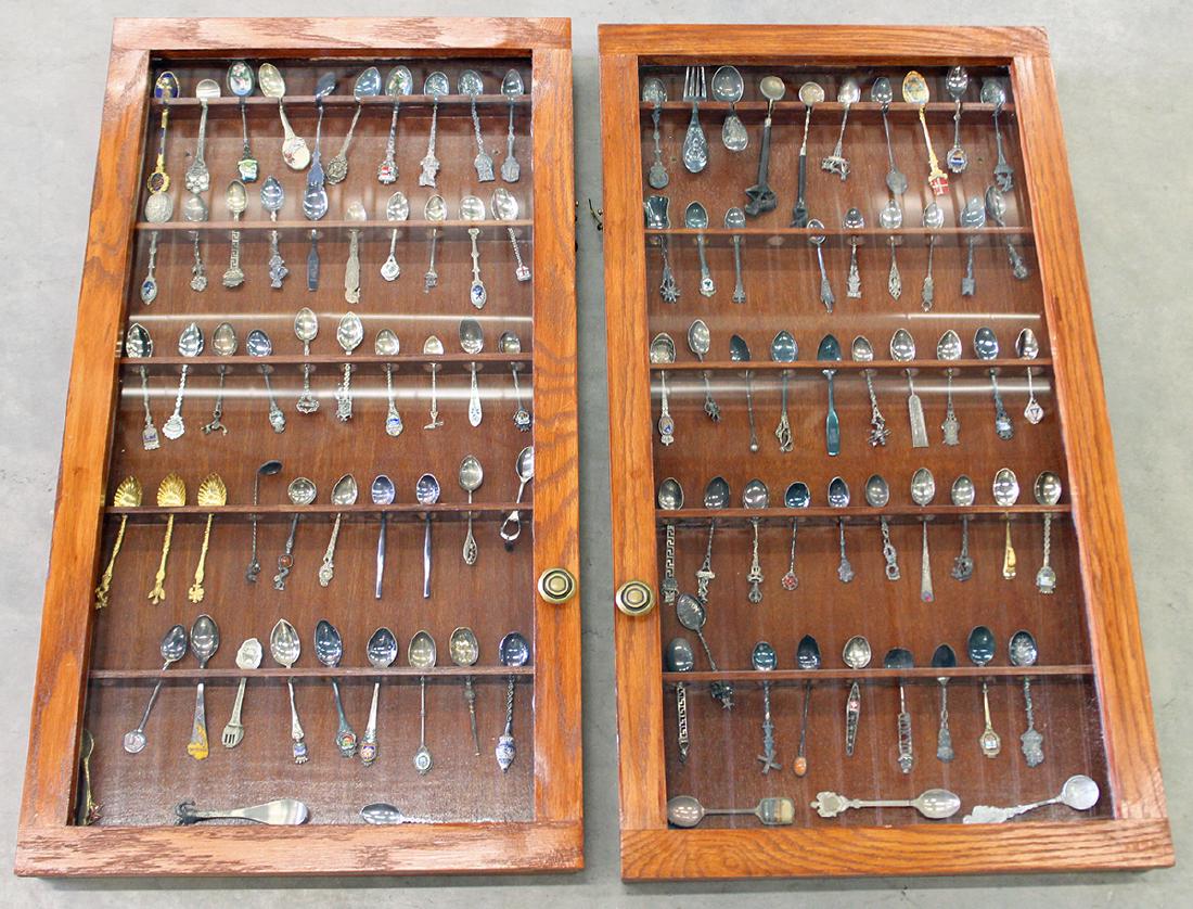 SOUVENIR SPOON COLLECTION W/ DISPLAY CASES Jun 16, 2018 Vero Beach
