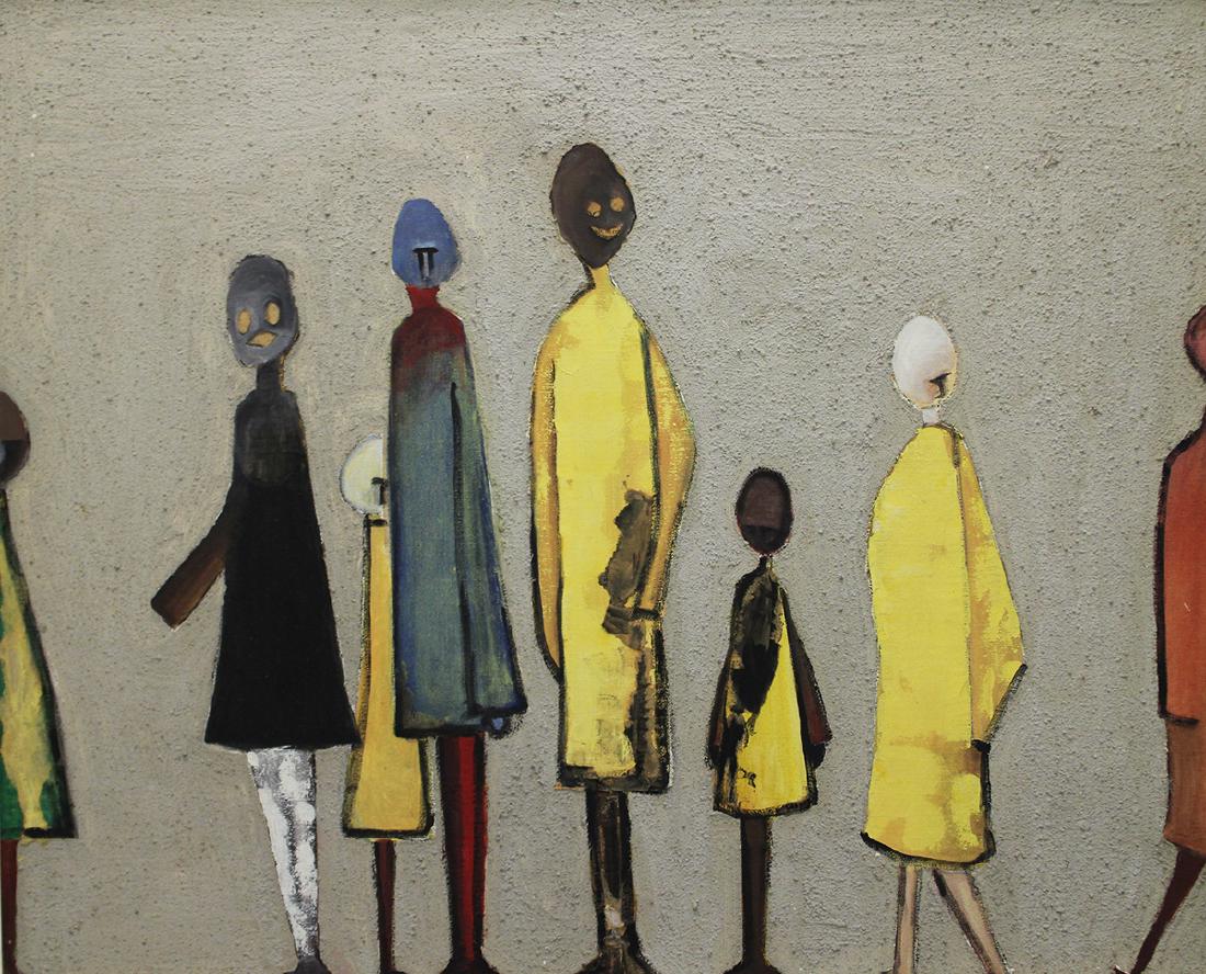 MID CENTURY FIGURE PAINTING (1 of 3)