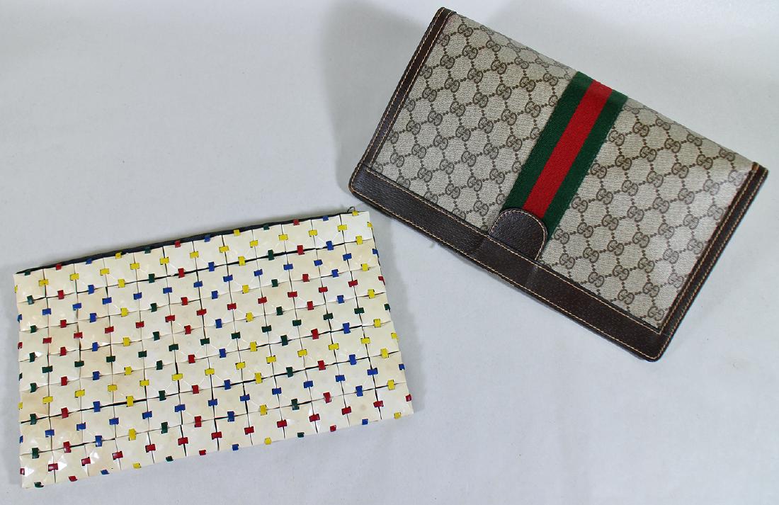 PLASTI-SQUARE PURSE & GUCCI COSMETIC BAG (1 of 6)