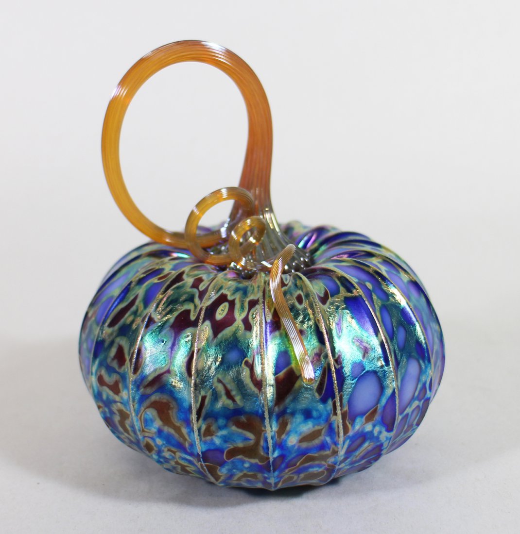 JACK PINE ART GLASS GOURD (1 of 3)