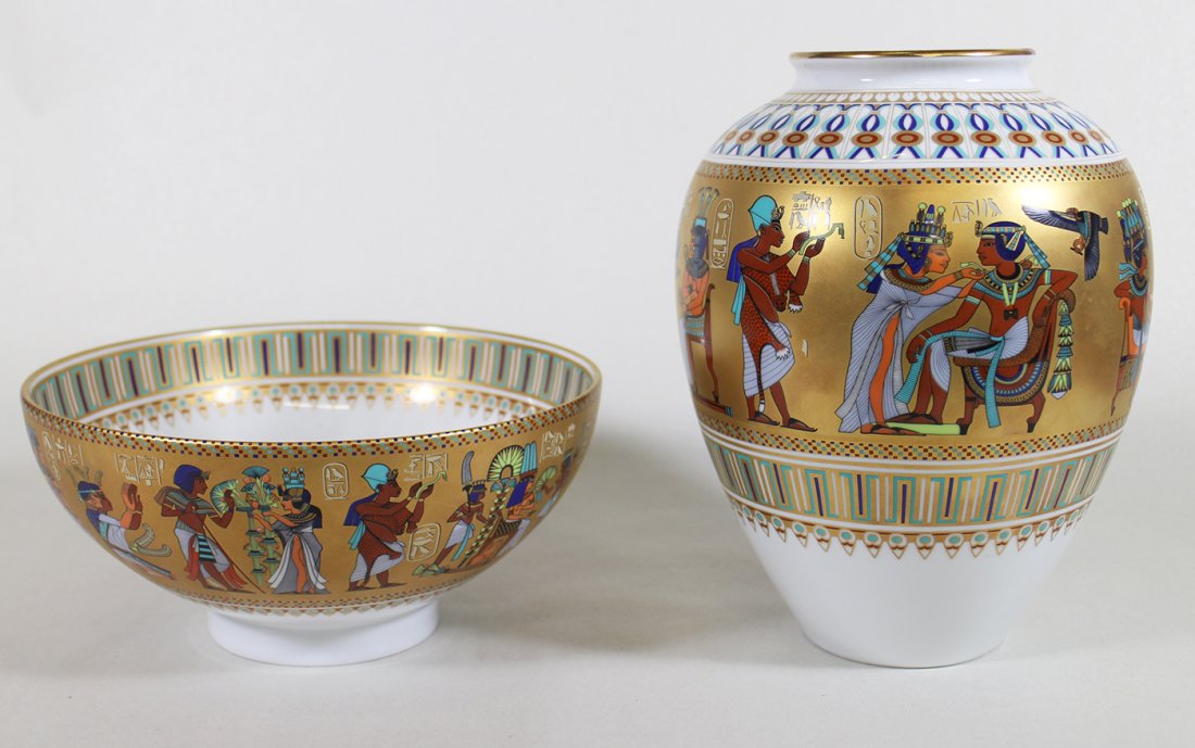 KAISER EGYPTIAN VASE & BOWL (1 of 5)